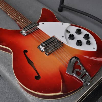 Original 1965 Rickenbacker Rose Morris Model 1993 Export 12-String Fireglo image 7