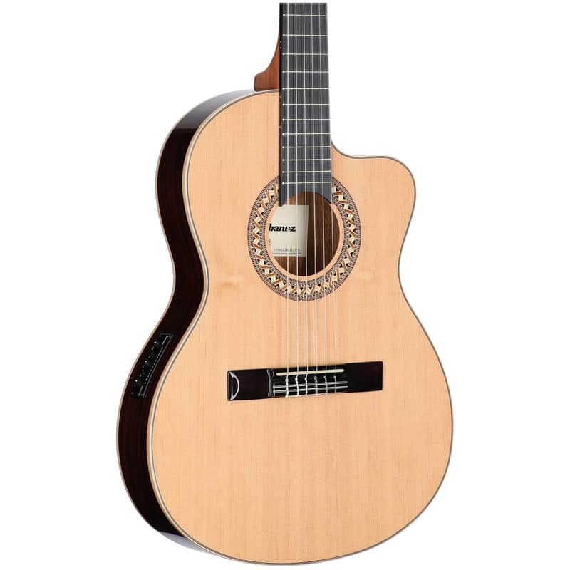 Ibanez GA34 Classical Acoustic-Electric Guitar, Natural High Gloss image 1