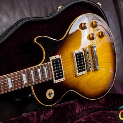 Gibson Les Paul Standard Custom Shop Slash Signature Piezo 2003 SL 055 - 1200 First Run Tobacco burst -VIDEO- image 7