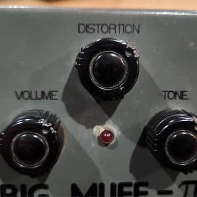 RARE! Electro-Harmonix (Sovtek) Green Russian Big Muff V7 Bubble Font 1994 Russia image 11