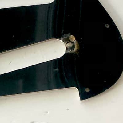 Fender Japan Reissue Strat Relic Pickguard  Guitar Vintage Age White Pearl 2 Ply image 9