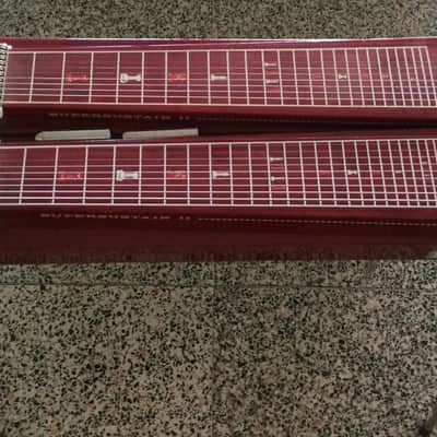 MSA Classic 55 Double Neck Pedal Steel Red image 3