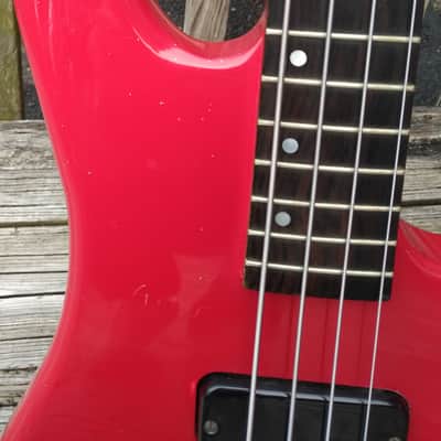 Vintage 1987 Gibson Bass IV Ferrari Red "ThunderBird In a Tuxedo" 100% Original Bass Guitar w OHSC image 5
