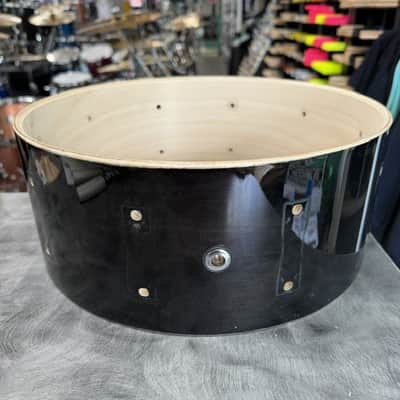 Used Yamaha Stage Custom Birch 5x14 Shell with Butt Plate Black image 3