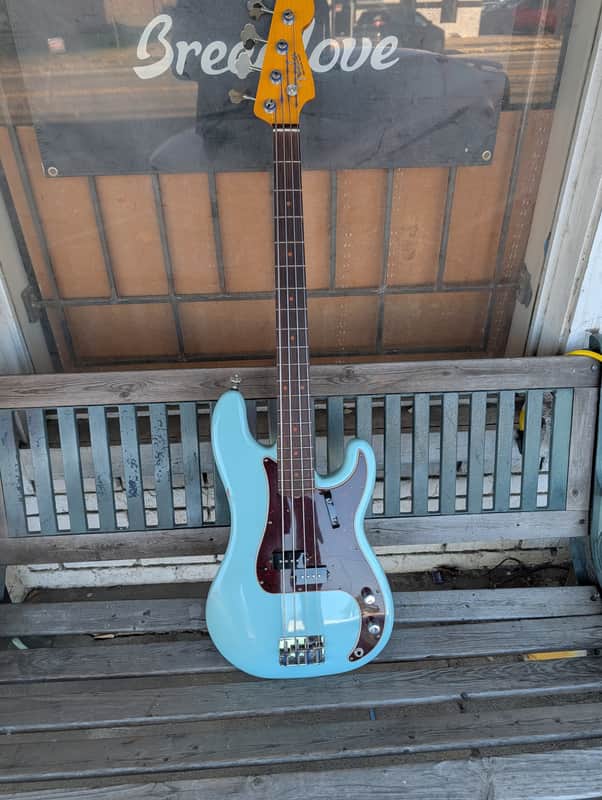 Fender AVRI 1960 P-Bass - Daphne Blue image 1