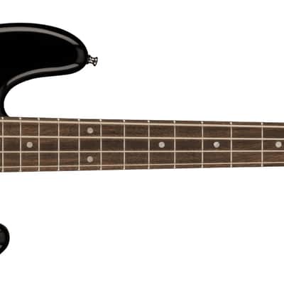 Squier Mini P Precision Bass Laurel Fingerboard Black image 2