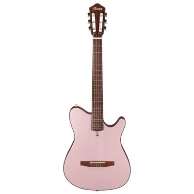 Ibanez FRH10N Thinline Nylon Acoustic Electric - Rose Gold Metallic Flat image 2