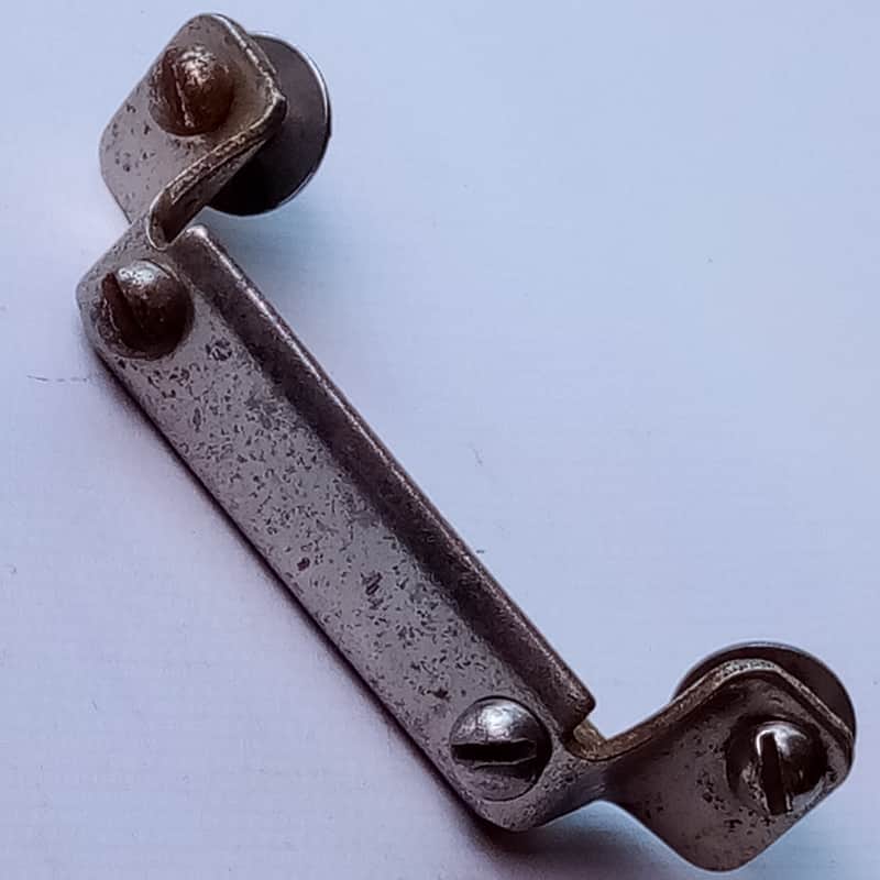 *Rogers 2 1/4" Snare Drum Butt Plate Nickel Vintage USA 40s-50s Parade/Marching* image 1
