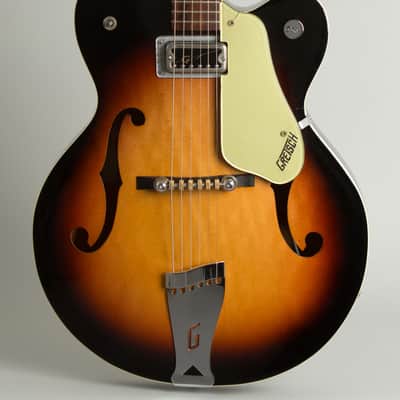 Gretsch PX 6124 Single Anniversary Arch Top Hollow Body Electric Guitar (1960), ser. #38751, hard shell case. image 3