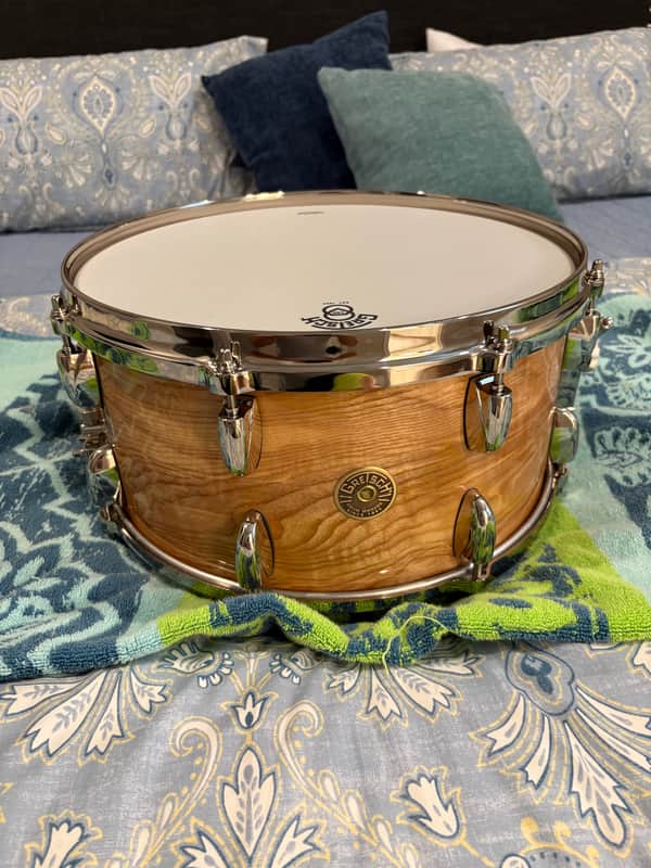 Gretsch 140th Anniversary Snare 2026 - Figured Ash Veneer + Maple/gum 6 ply image 1