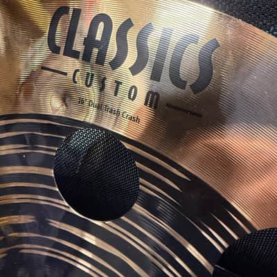 Meinl 16" Classics Custom Dual Trash crash Cymbal 2021 - Present - Dark / Traditional image 2