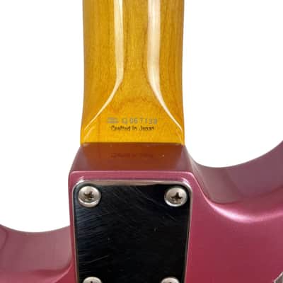 Fender MJT 60s Reissue Stratocaster - Burgundy Mist - Heavy Relic image 6