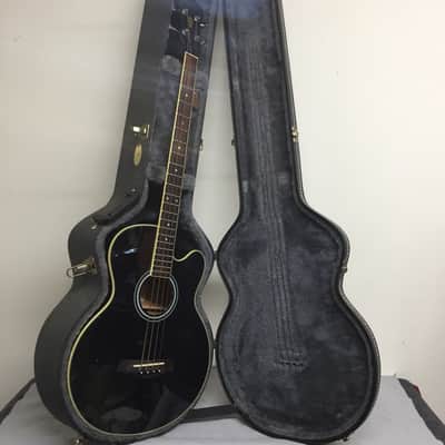 Ibanez AEB5E-BK Standard 2009 - 2019 - Black High Gloss with Hard Shell Case image 1