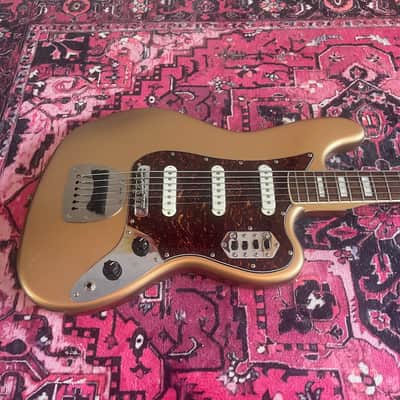 Squier Vintage Modified Bass VI 2015 - Golden. image 3
