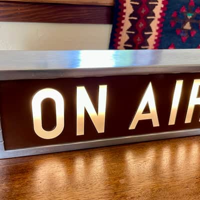 Custom RCA On Air Warning Light  Custom reproduction of Original 1940's Studio Light image 6