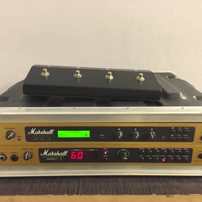 MARSHALL JMP-1 + JFX-1 MIDI RACK SYSTEM + FOOTSWITCH + FLIGHTCASE image 2