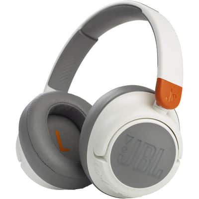 JBL JR 460NC Noise-Canceling Wireless Over-Ear Kids Headphones (White) image 2