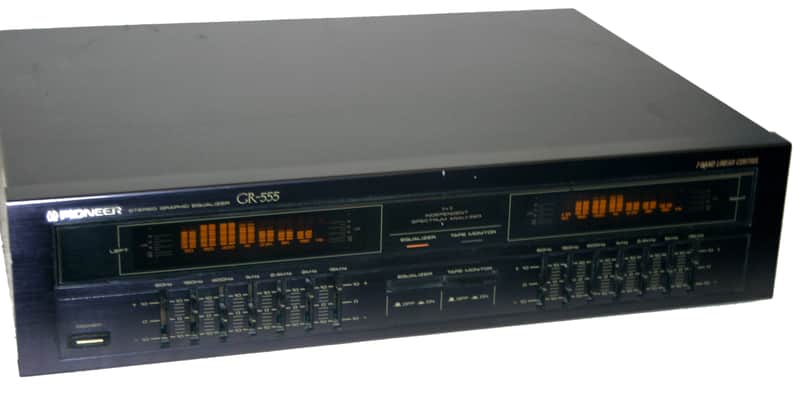 Pioneer GR-555 7-Band Stereo Graphic Equalizer w/ Independent Spectrum Analyzer image 1