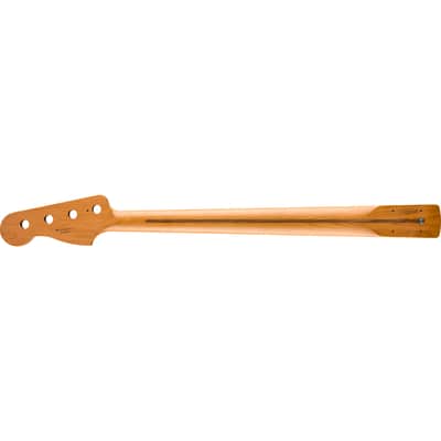 Fender Roasted Maple Precision Bass Neck, 20 Medium Jumbo Frets, 9.5" Radius, “C” Shape image 2