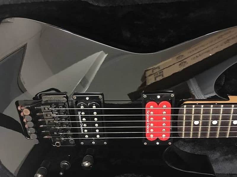 Kramer pacer imperial '80 black by Schaller -floyd -seymour duncan image 1