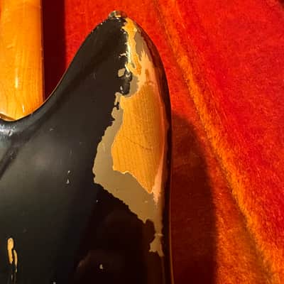 1963 Fender Jazzmaster black/matching headstock 1963 - Black image 7