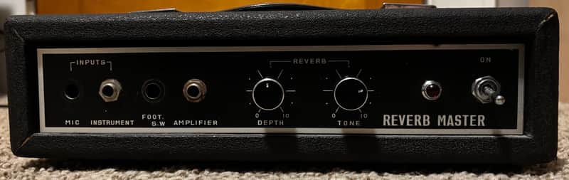 Reverb Master vintage spring reverb effect from the 60s | Reverb