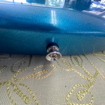 Assassin Stratocaster style electric guitar. - Blue Sparkle. image 17