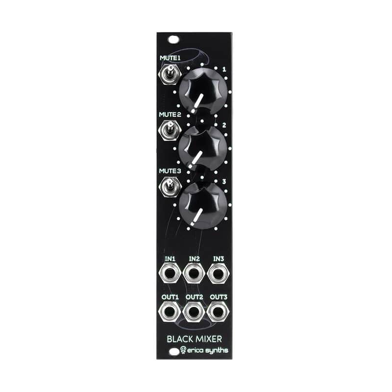 Erica Synths Black Mute Mixer Eurorack Module image 1