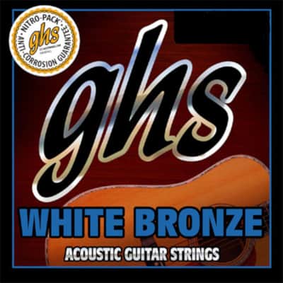 GHS Guitar Strings Acoustic White Bronze True Light 12-50
