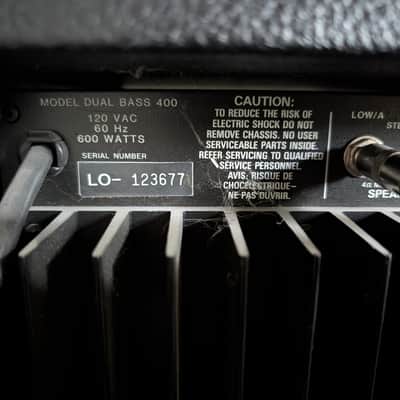 Fender BXR Dual Bass 400 Bass Head | Vintage Solid-State Bass Amp image 5