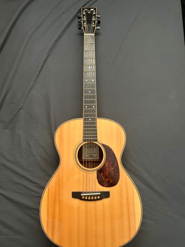 James Goodall Handcrafted in Fort Bragg, Cocobolo/Spruce body, Original Diamond Goodall Headstock image 1