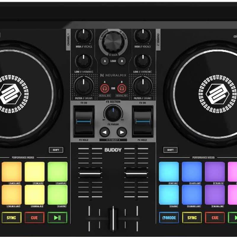 2021 Reloop DJ-Controller BUDDY Black