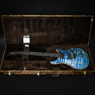 PRS Custom 24 Wood Library w/ 10-Top, Brazilian Rosewood, & McCarty III Pickups- Faded Blue Jean 2026 (0422580) image 5