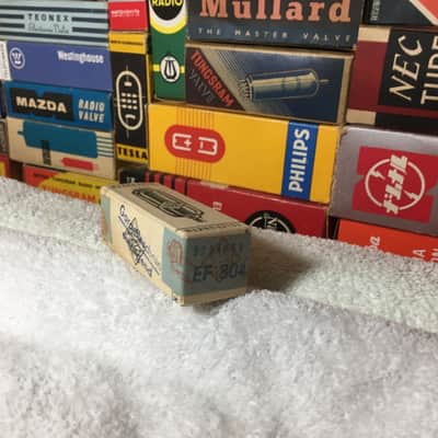 Sealed Box True NOS Telefunken Germany EF804 Vintage 1964 Audio / Mic Tube ~ V72 / V76 / Siemens / AEG / Neumann image 1