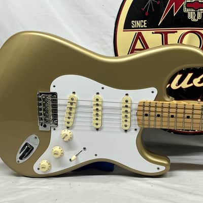 Fender Classic Player '50s Stratocaster Strat Electric Guitar MIM - Made in Mexico - Shoreline Gold image 2