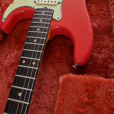 1962 Fender Stratocaster Fiesta Red '60s American Strat Electric Guitar image 5