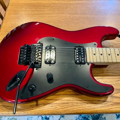 2013 Charvel Pro-Mod So-Cal Style 1 HH FR M Electric Guitar Maple Fingerboard Quarter Sawn Maple Neck Candy Apple Red Floyd Rose Seymour Duncan MIM Mexico Superstrat Super Low First Year Serial Number (CM000501) San Dimas image 18