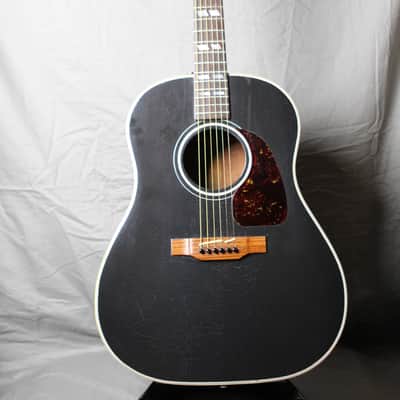 Gibson Southern Jumbo Banner Headstock 1942-45 Black (refin) w/OHSC image 2
