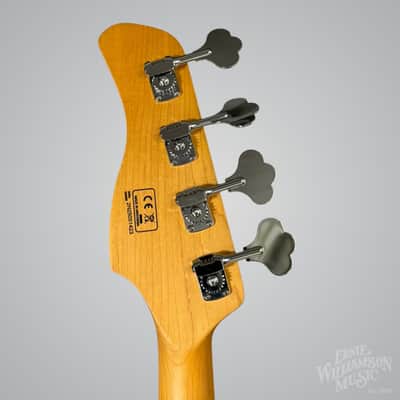 Sire Marcus Miller V6-4 String Bass Guitar, Maple Fingerboard, Ocean Turquoise Blue image 8