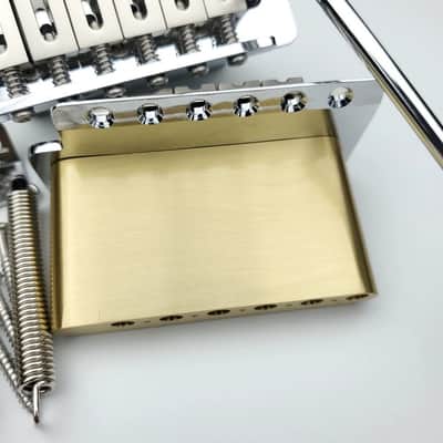 52.5mm electric guitar single tremolo bridge tailpiece tremolo system image 6