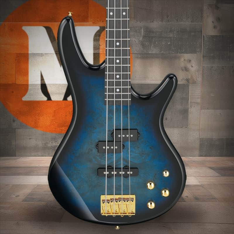 Ibanez Gio SR 4 String Electric Bass - Transparent Marine Burst (GSR200PCTMU) image 1