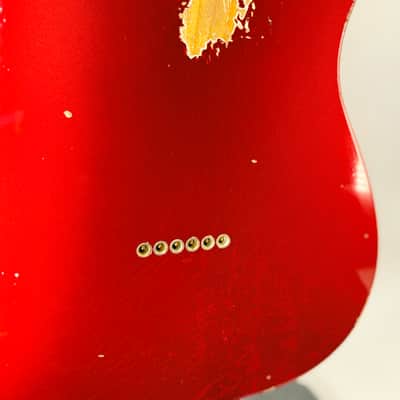 Fender USA Custom Shop 1963 Telecaster Relic'd Candy Apple Red Serial#: CZ589852 image 9