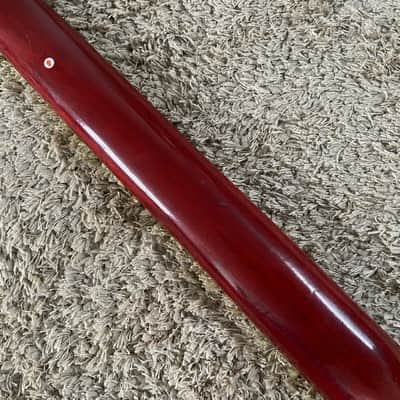 Red Burst Acoustic Guitar, Plywood Top Body, Mahogany Neck image 19
