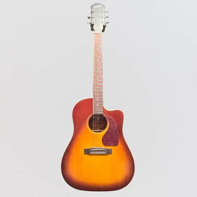 Epiphone Inspired by Gibson J-45 Standard Acoustic-Electric Guitar - Vintage Sunburst image 9