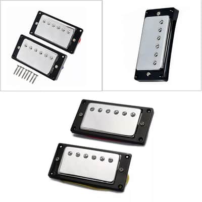Double Coil Sealed Humbucker Pickup Set – Neck & Bridge for Electric Guitar, Crisp & Bright Tone image 3