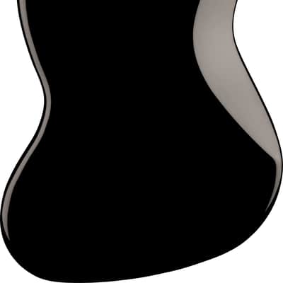 Fender Standard Series Jazz Bass Alder Body Black image 3