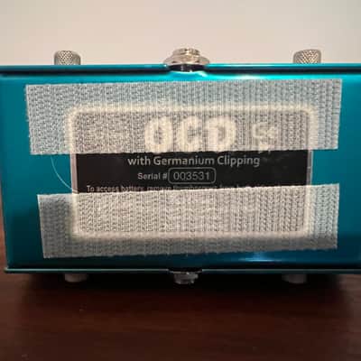 Fulltone Custom Shop OCD-GE Germanium Overdrive 2019 - Tahitian Teal image 6