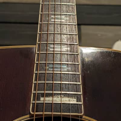1982 Daion B55E Acoustic Electric Dreadnought Guitar Rare Model MIJ Sunburst image 16