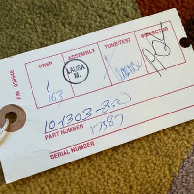 Fender Telecaster Hang Tag 1992 image 2