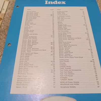 Vintage 1971 Gretsch Full-Line Drum Catalog! Rare, Original Case Candy, Paperwork! image 8